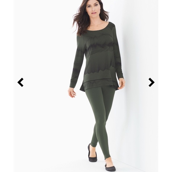 SOMA French Terry Easy Top in Agile Green - Picture 4 of 8